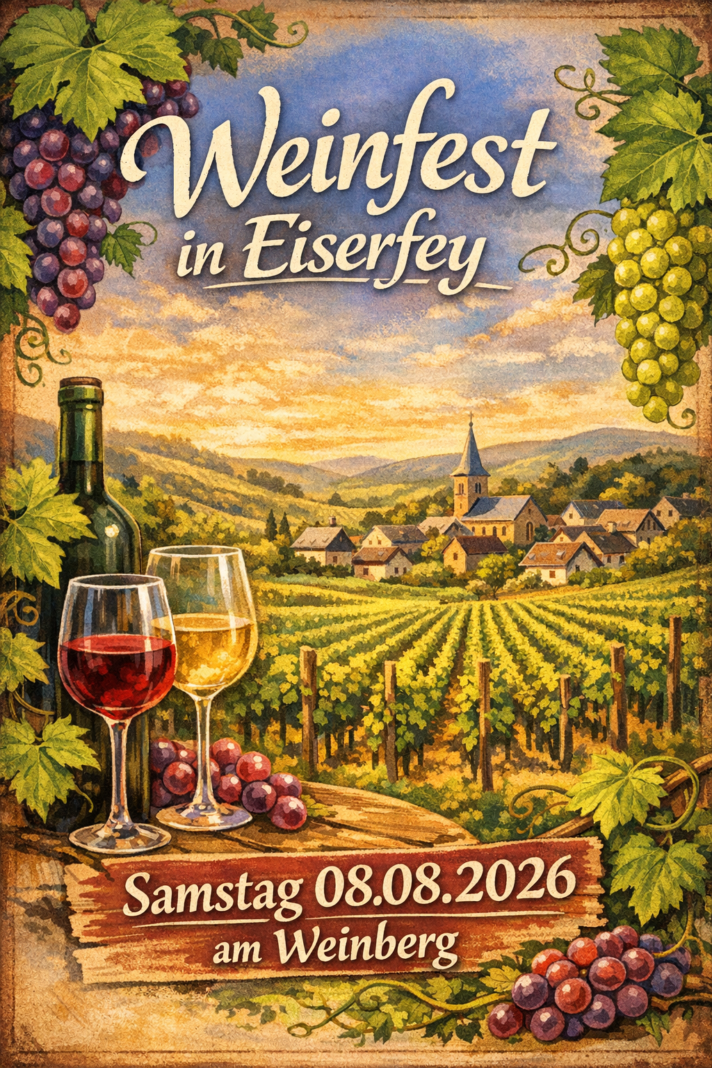 Plakat Weinfest 2026